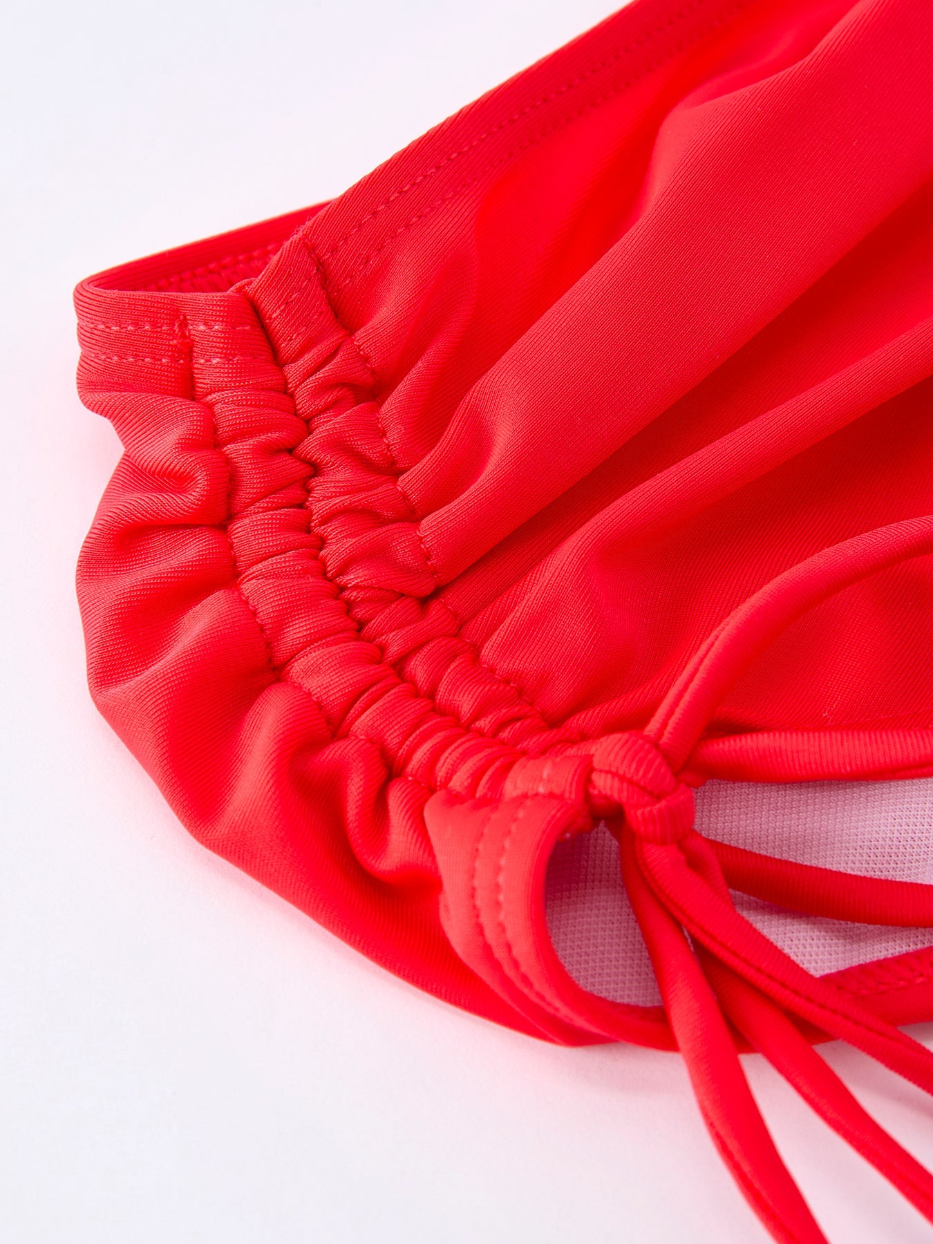 Summer Strawberry Print Girls Long Sleeve Swim Set