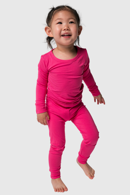 The Gentle Pajamas in Pink Berry
