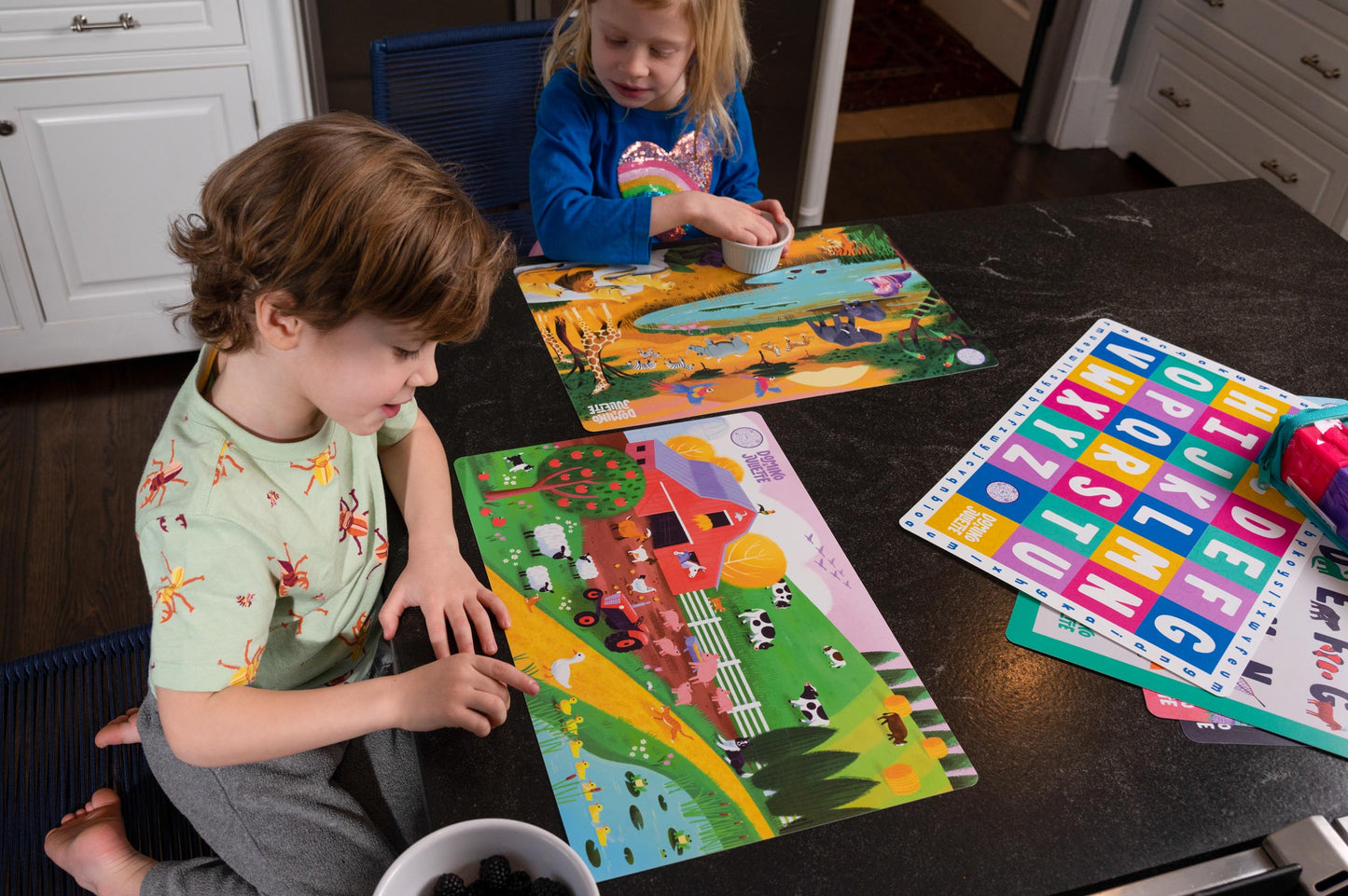 4-Pack Placemat Bundle: “Farm Sea to Shining Sea”