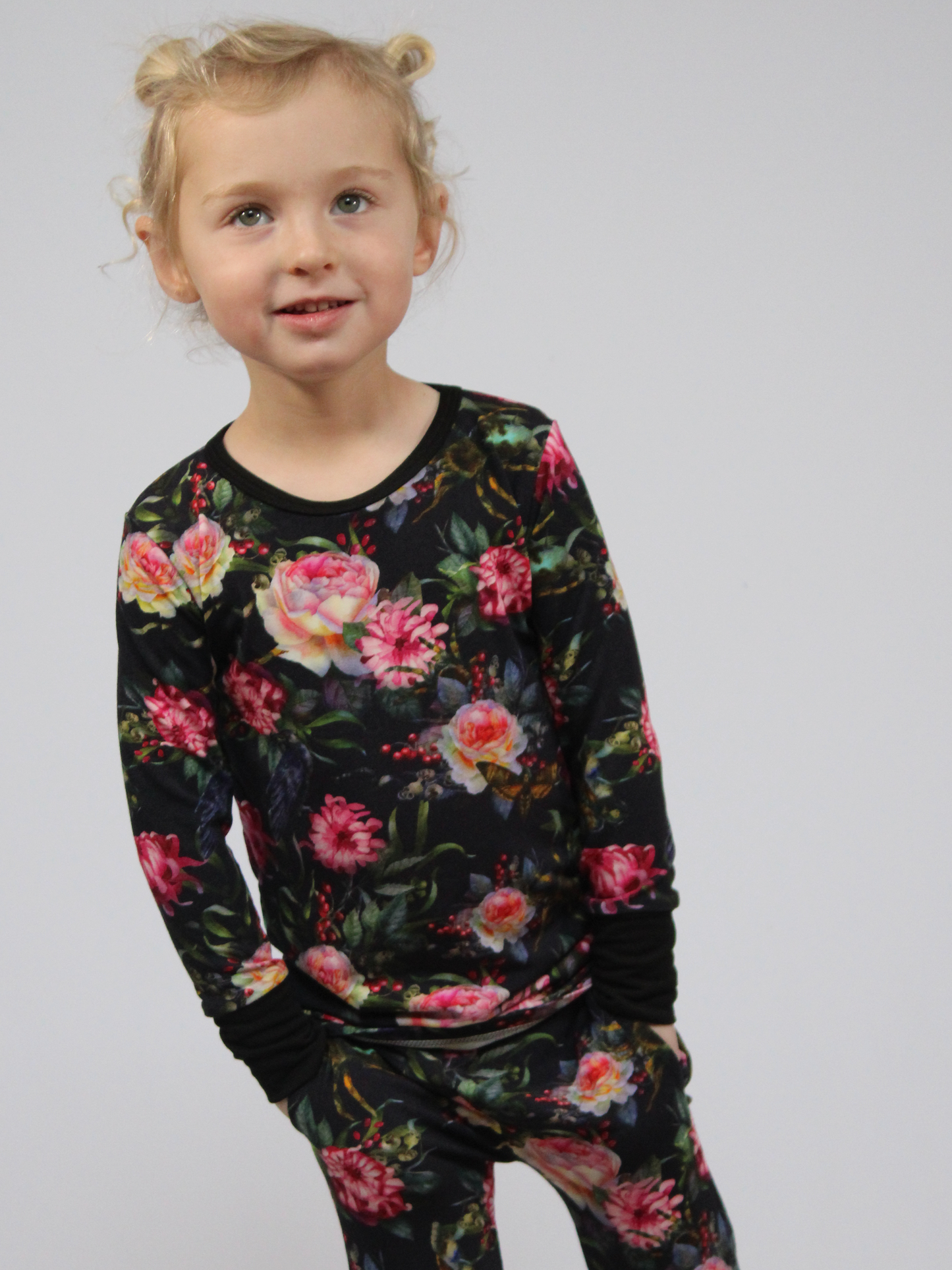 Gothic Floral Toddler Set