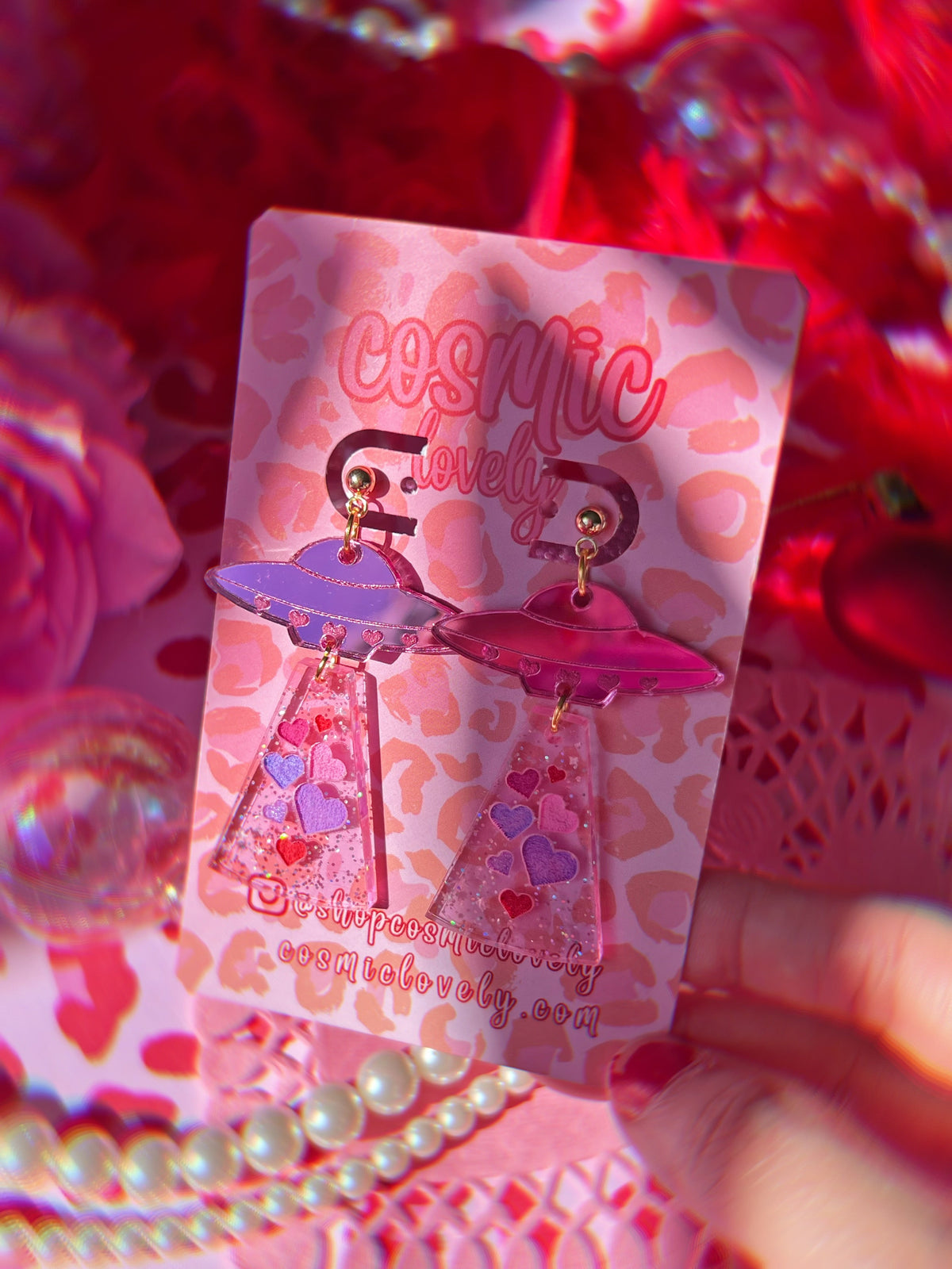 LOVE UFO Earrings