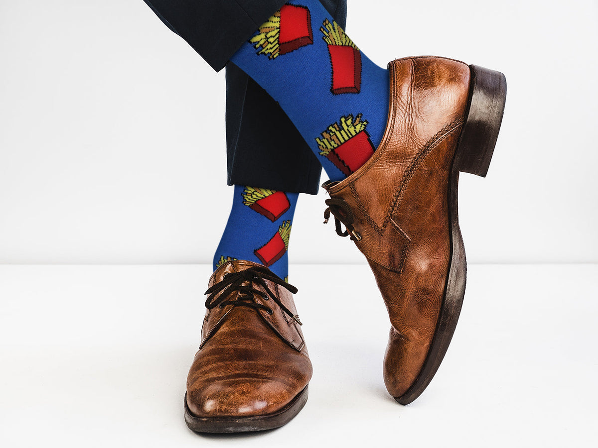 French Fry Socks - Comfy Cotton for Men & Women