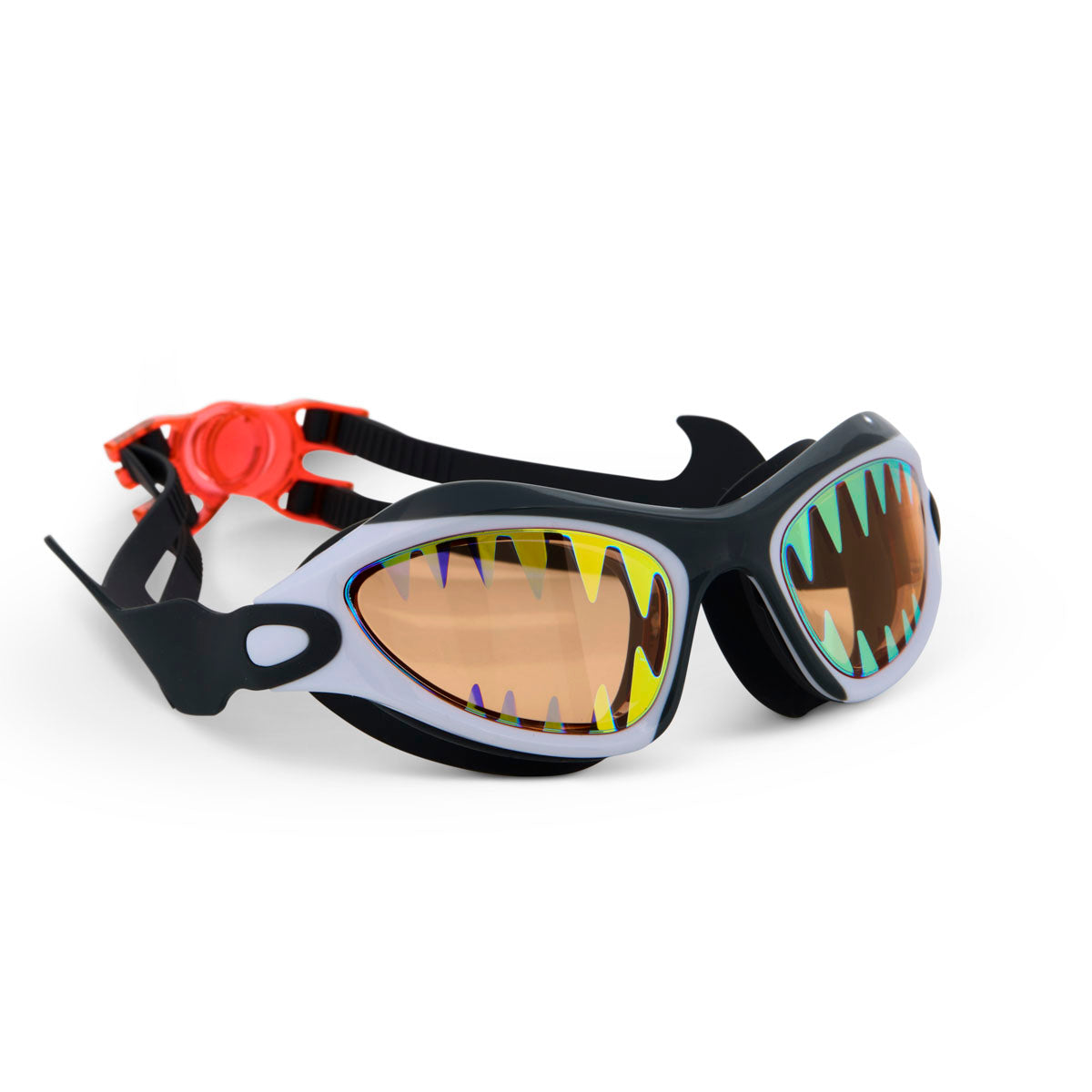 Great Bite White Megamouth Kid's Swim Goggles