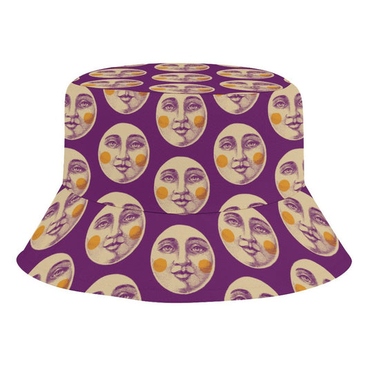 Kooky Moon Bucket Hat in Purple (Baby/Kids)