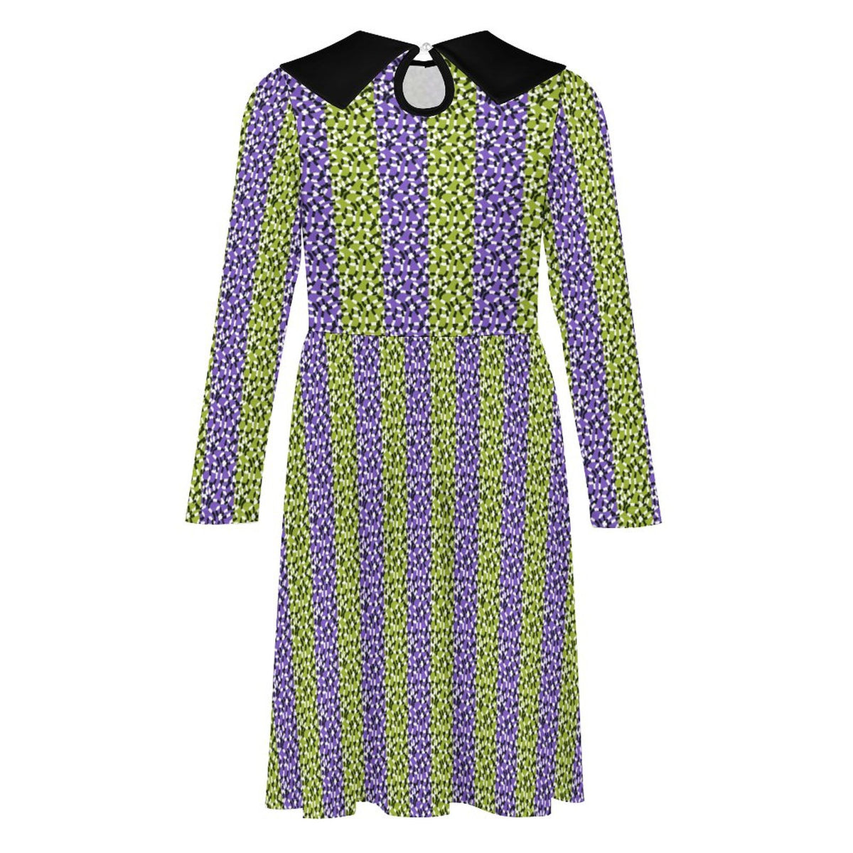 Snake Striped Collared Dress (Kids) - PRE ORDER