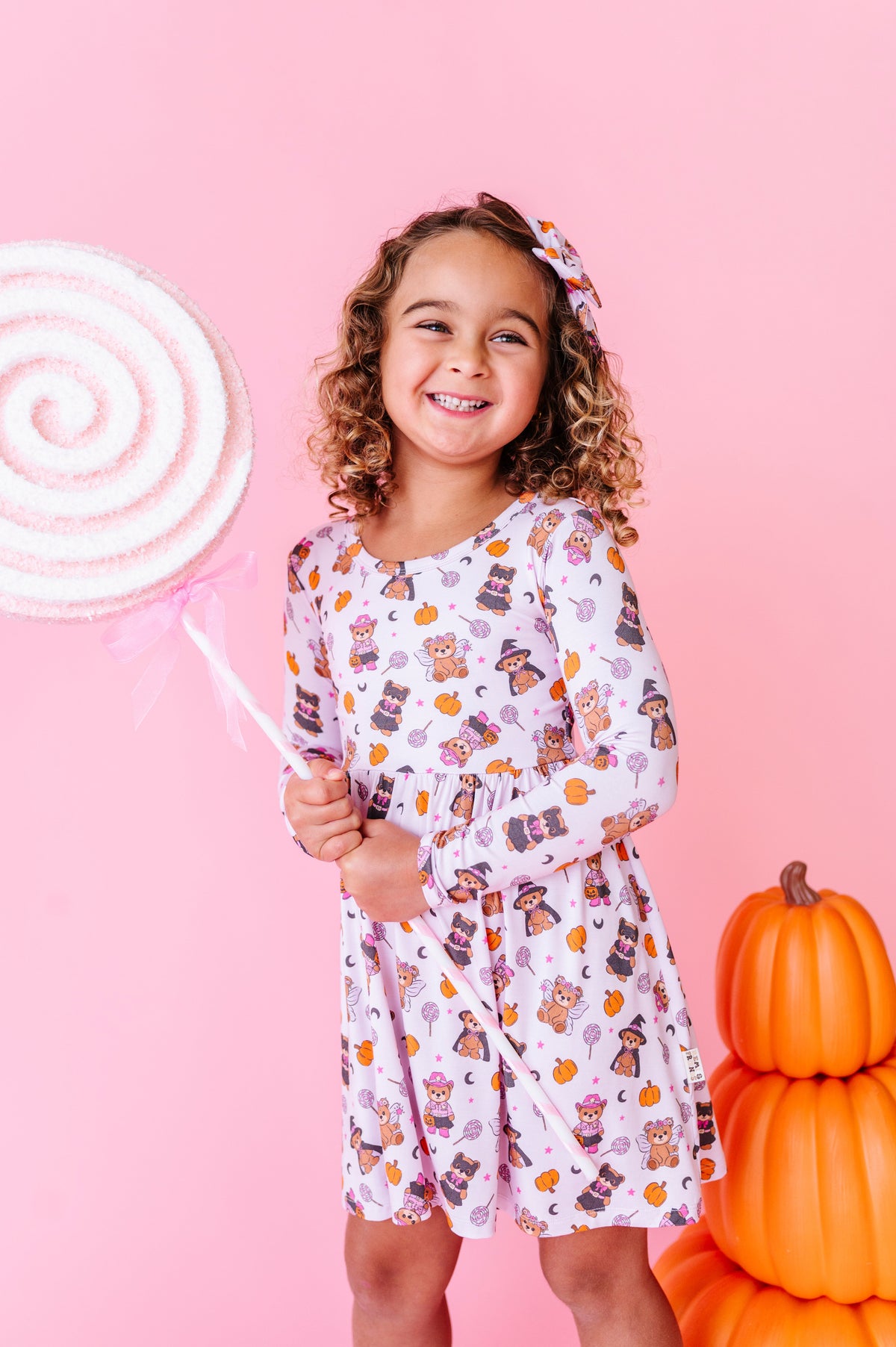 Hocus Pocus Honey Bear Twirl Dress