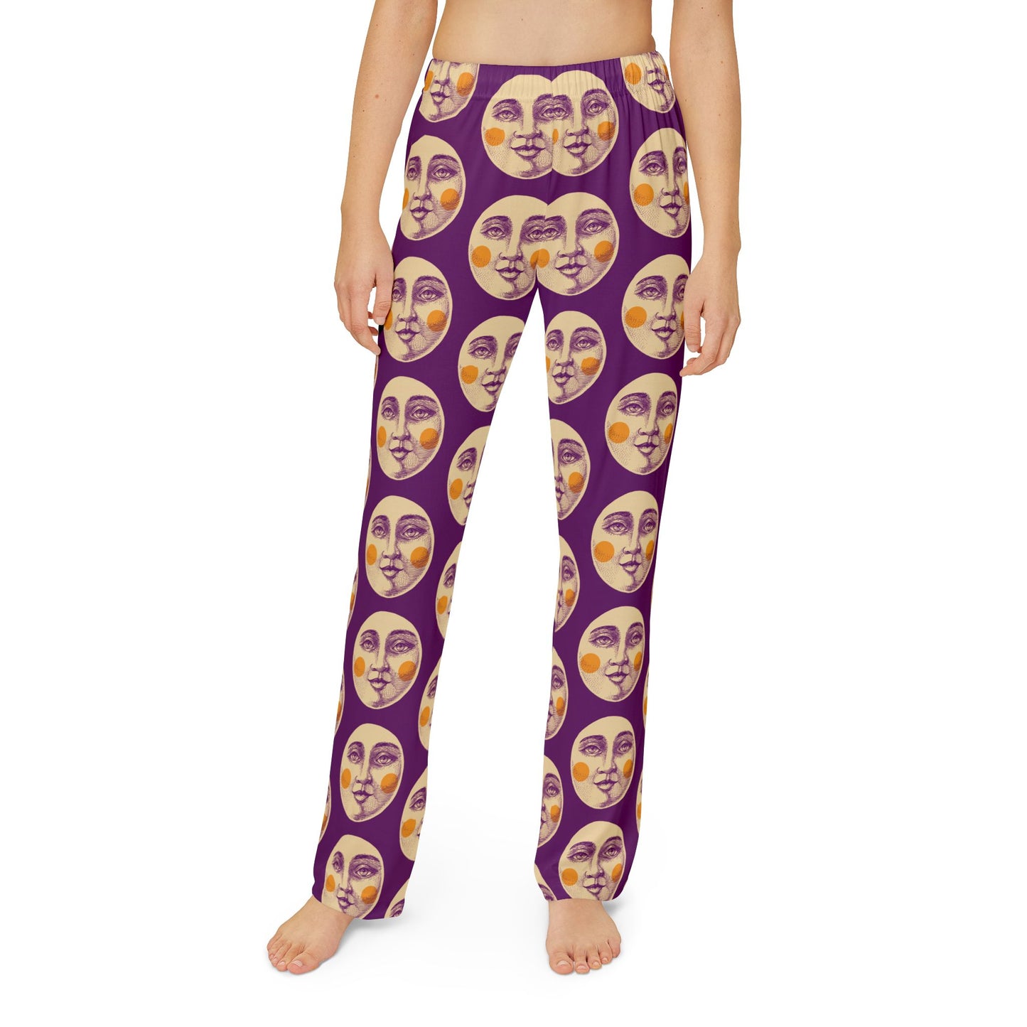 Kooky Moon Pants in Purple (Kids)
