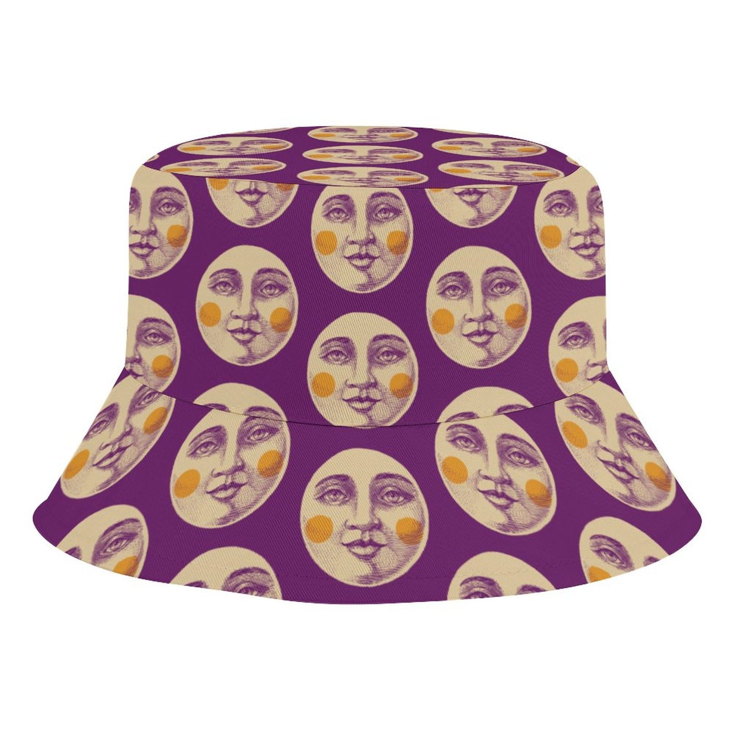 Kooky Moon Bucket Hat in Purple (Baby/Kids)