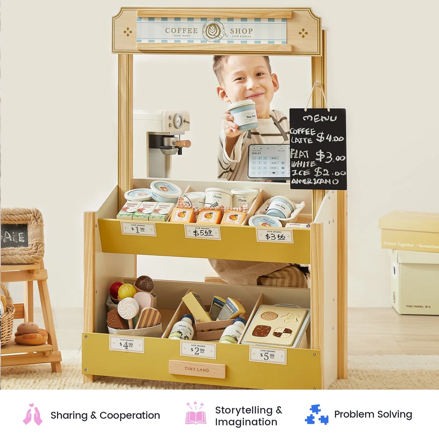 Tiny Land® Kid's Grocery Store Playset
