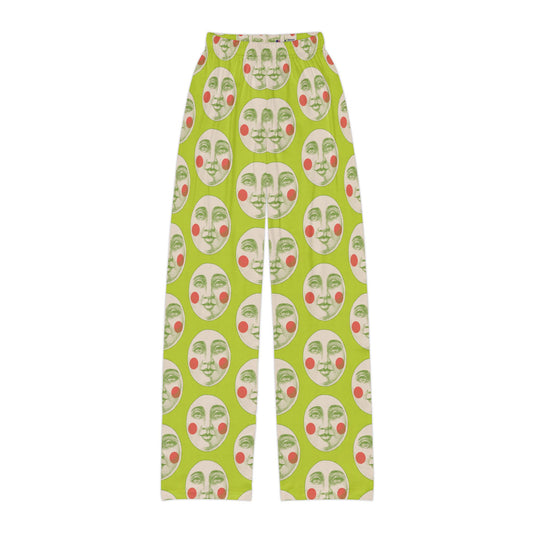 Kooky Moon Pants in Lime (Kids)