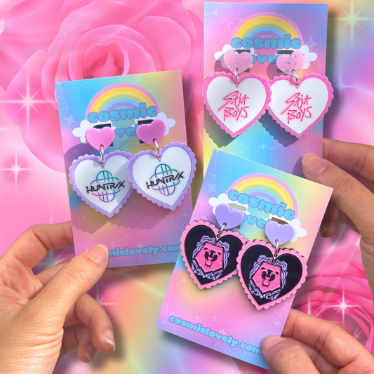 K-POP HEARTS Earrings & More