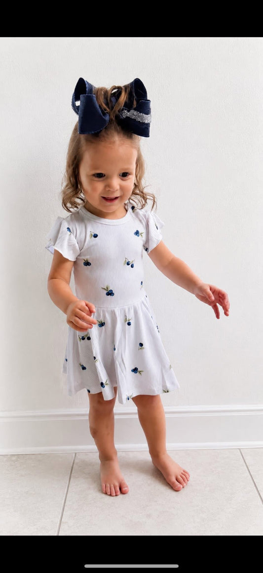 So Berry Sweet: Bodysuit Twirl Dress