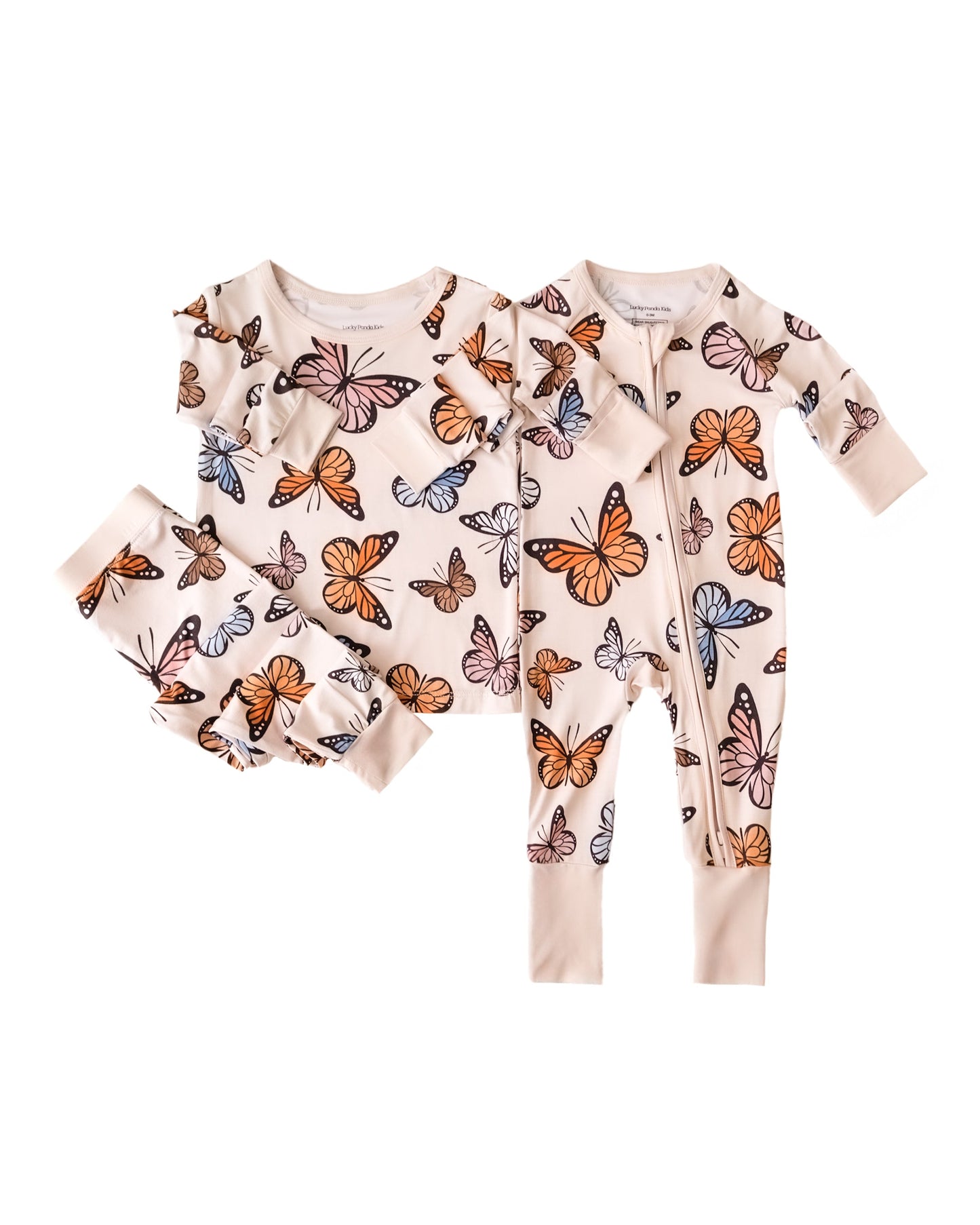 Bamboo Two Piece Set | Butterflies