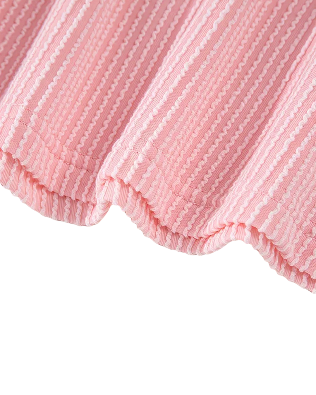 Color Block Ribbed Top