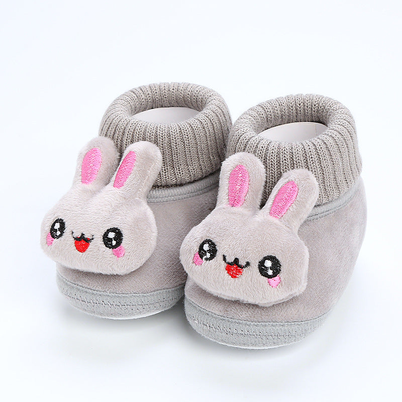 Newborn Baby Shoes Non-slip Crib First Walker Soft Material Comfortable Winter Boots Baby Autumn Shoes