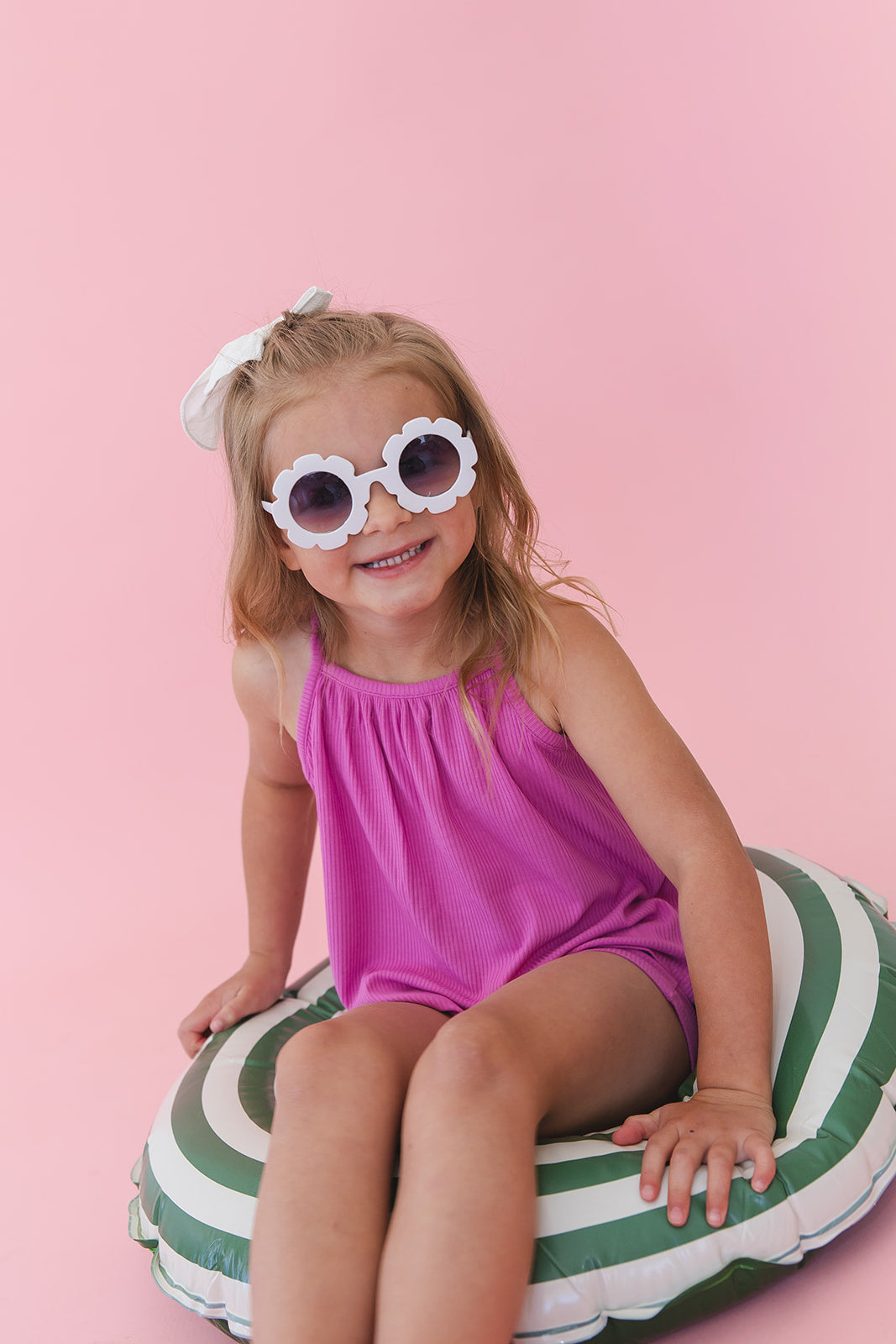 (SOLID, ribbed) Rainbow Royal - Tank Short Set