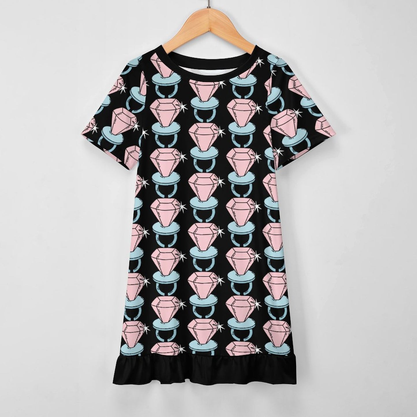 Bling Ring Pop Ruffle Kids Dress