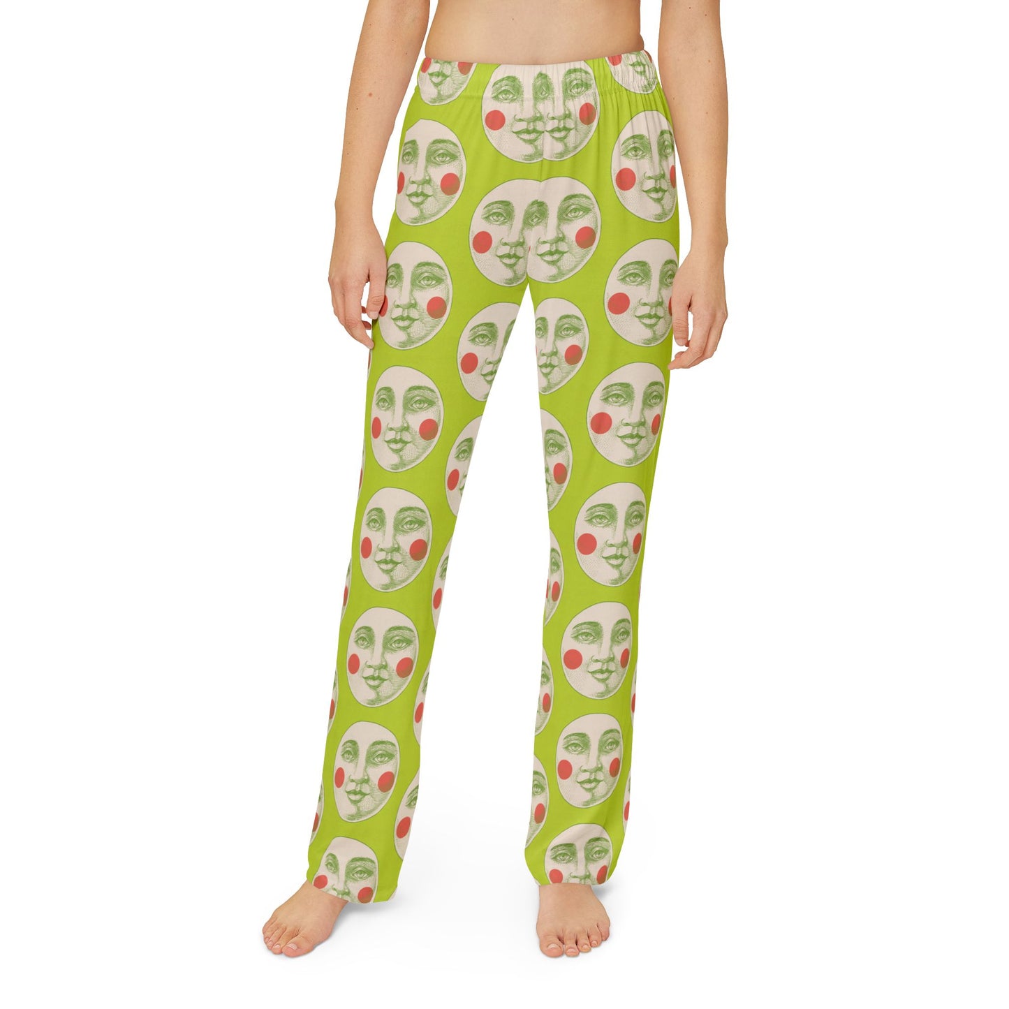 Kooky Moon Pants in Lime Green (Kids)
