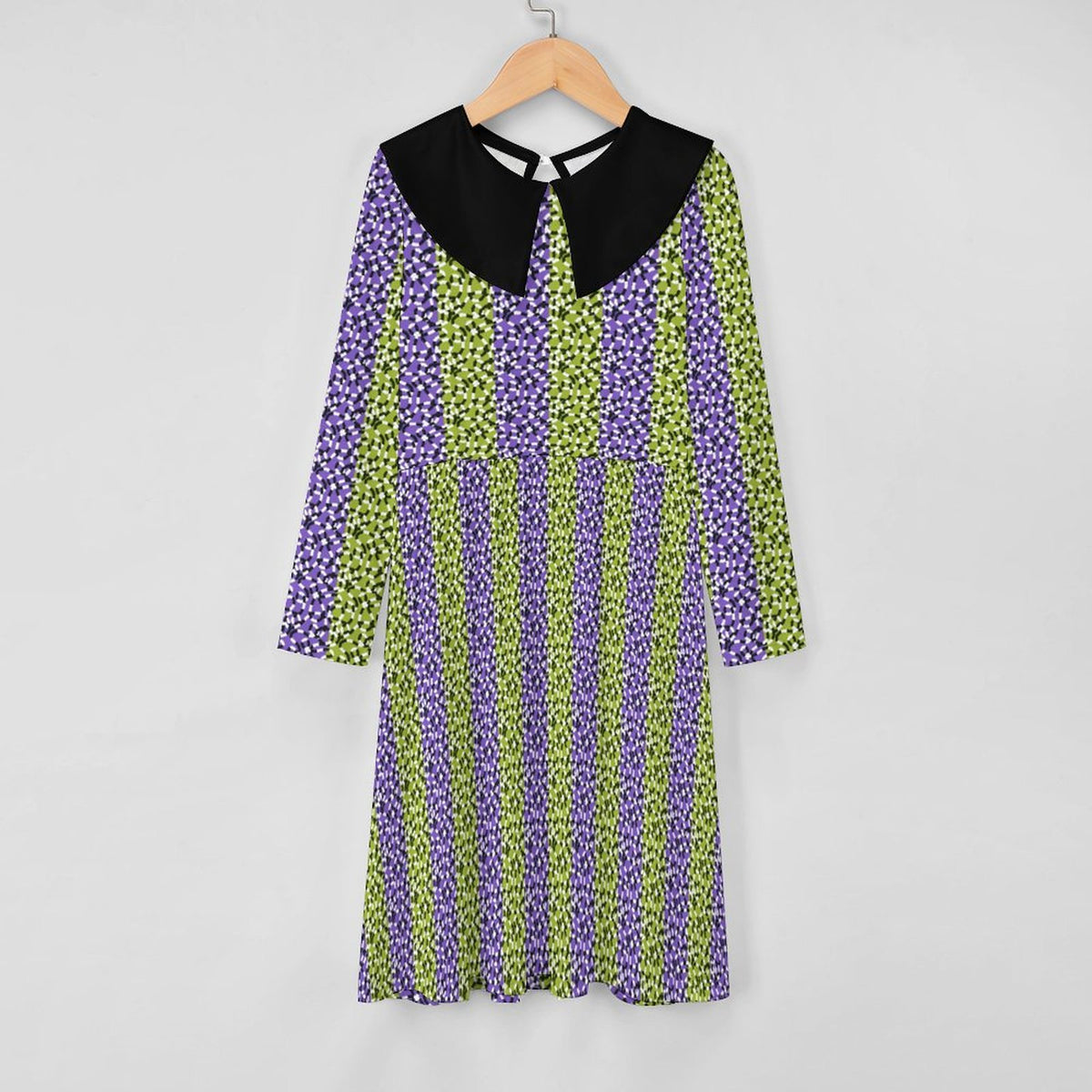 Snake Striped Collared Dress (Kids) - PRE ORDER