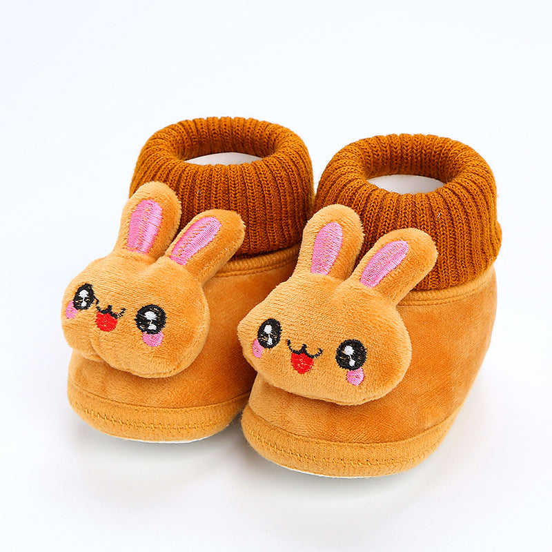 Newborn Baby Shoes Non-slip Crib First Walker Soft Material Comfortable Winter Boots Baby Autumn Shoes