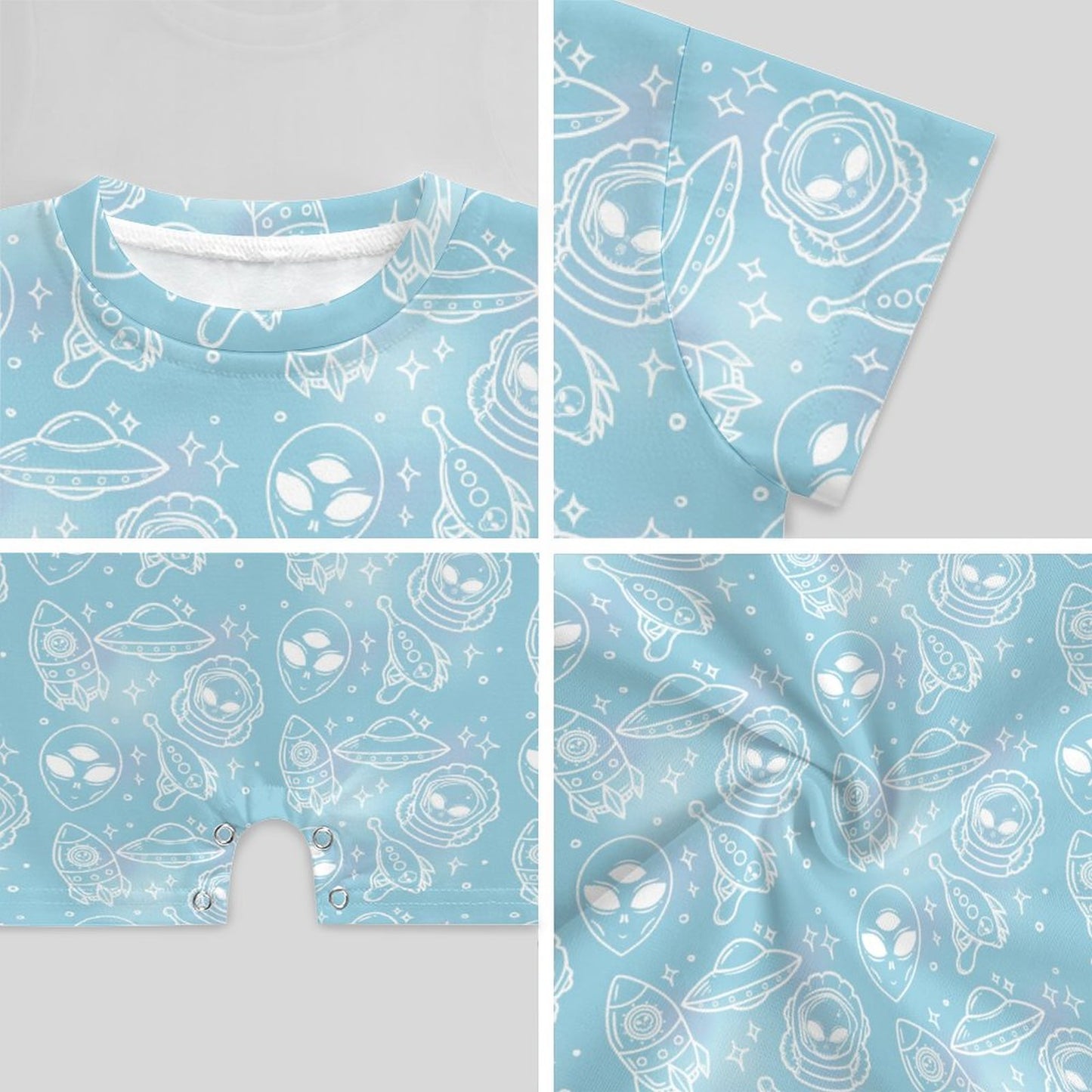 Space Friends Baby Romper