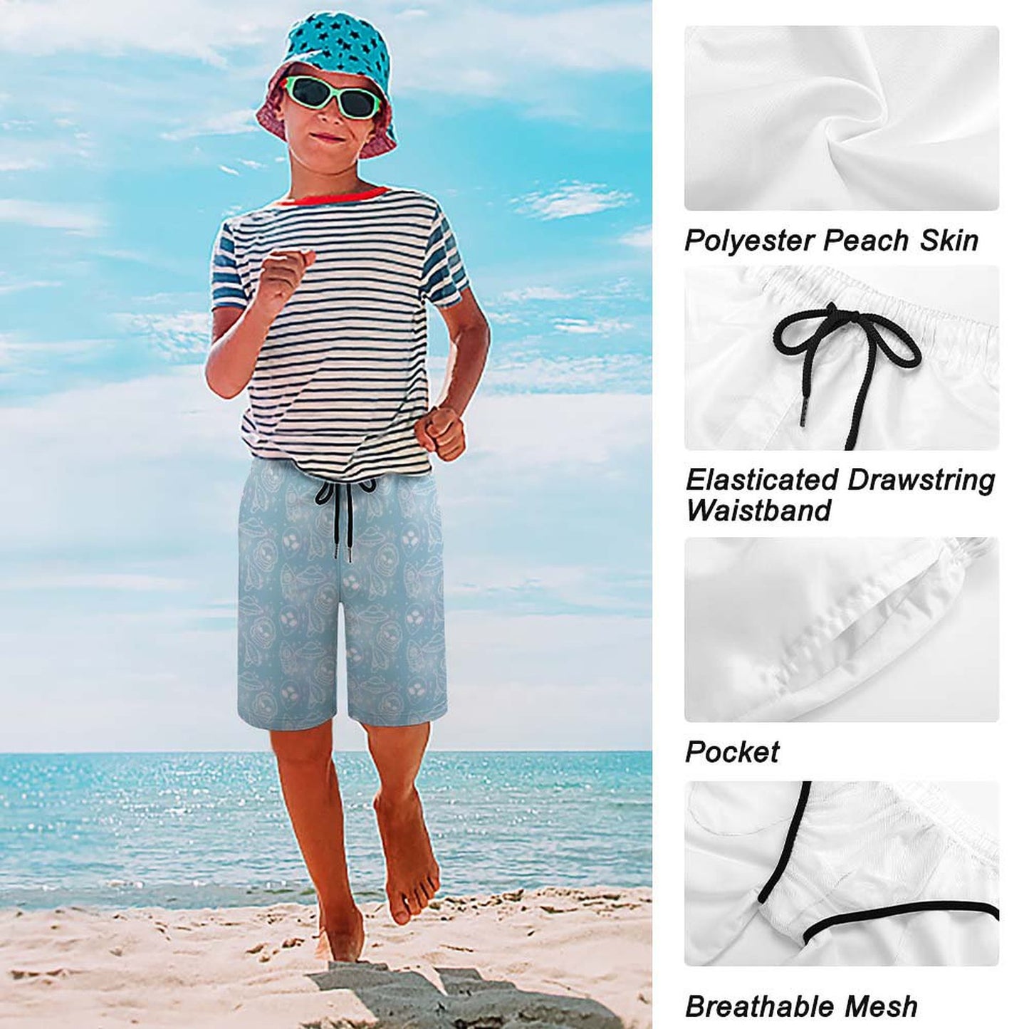 Space Friends Swim Trunks