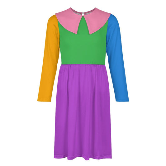 Color Blocked Babe Kids Dress