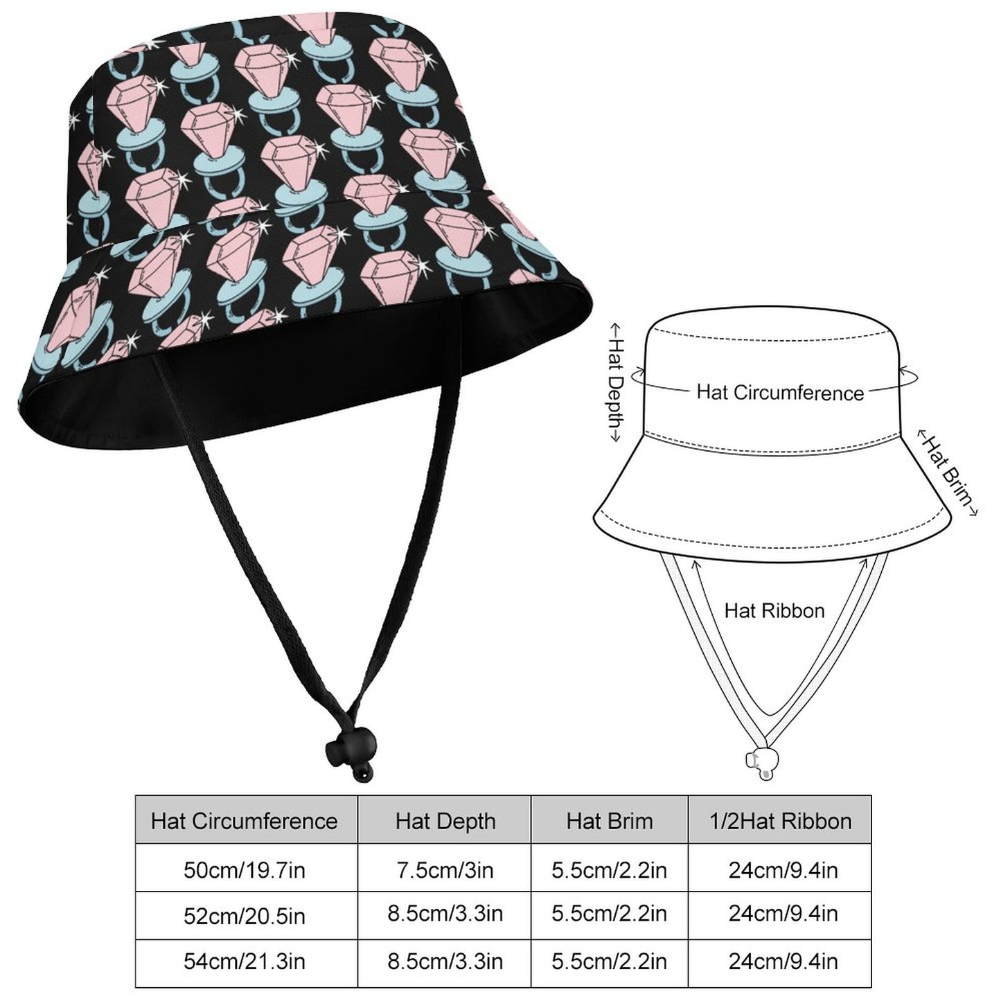 Bling Ring Pop Kids Bucket Hat