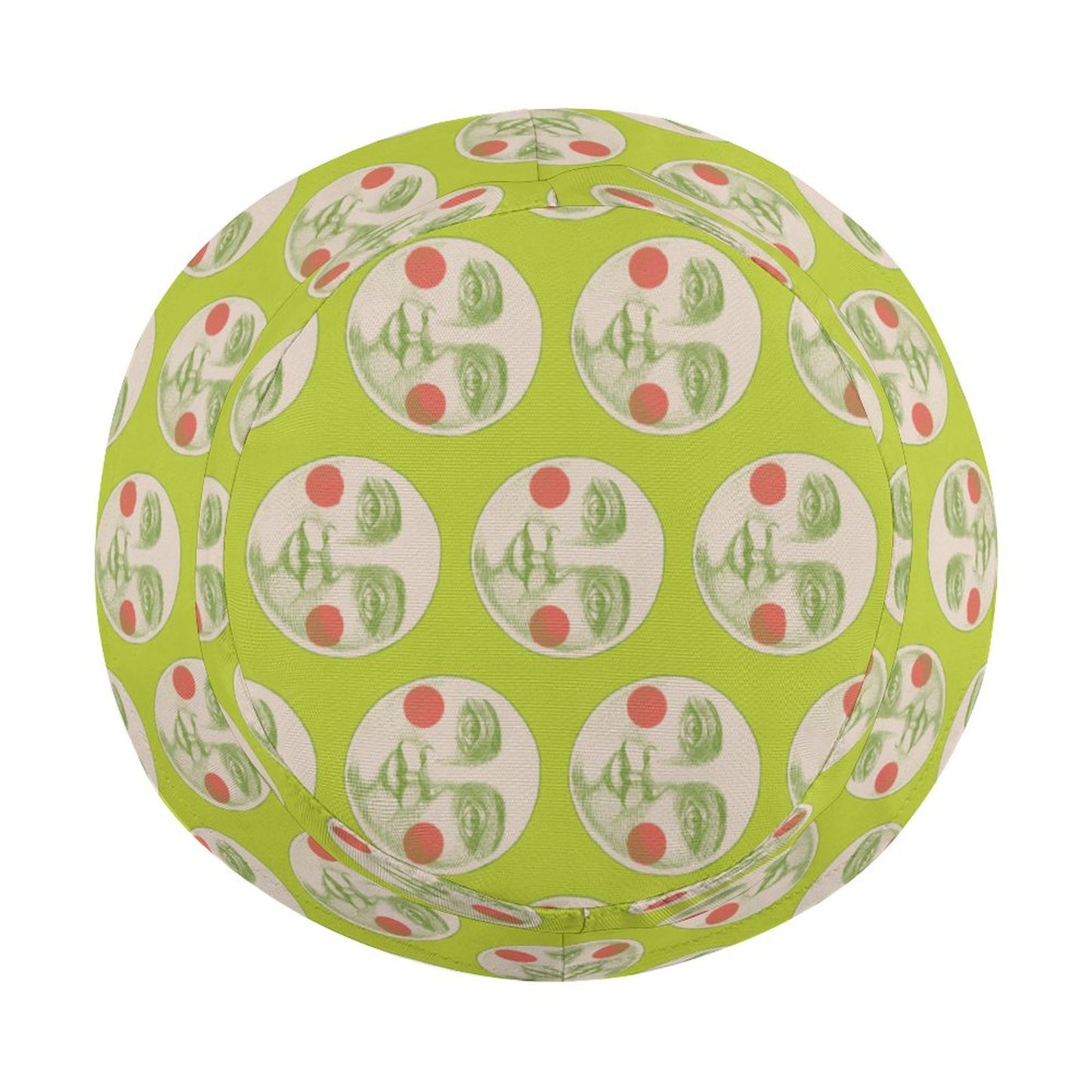 Kooky Moon Bucket Hat in Lime Green (Baby/Kids)