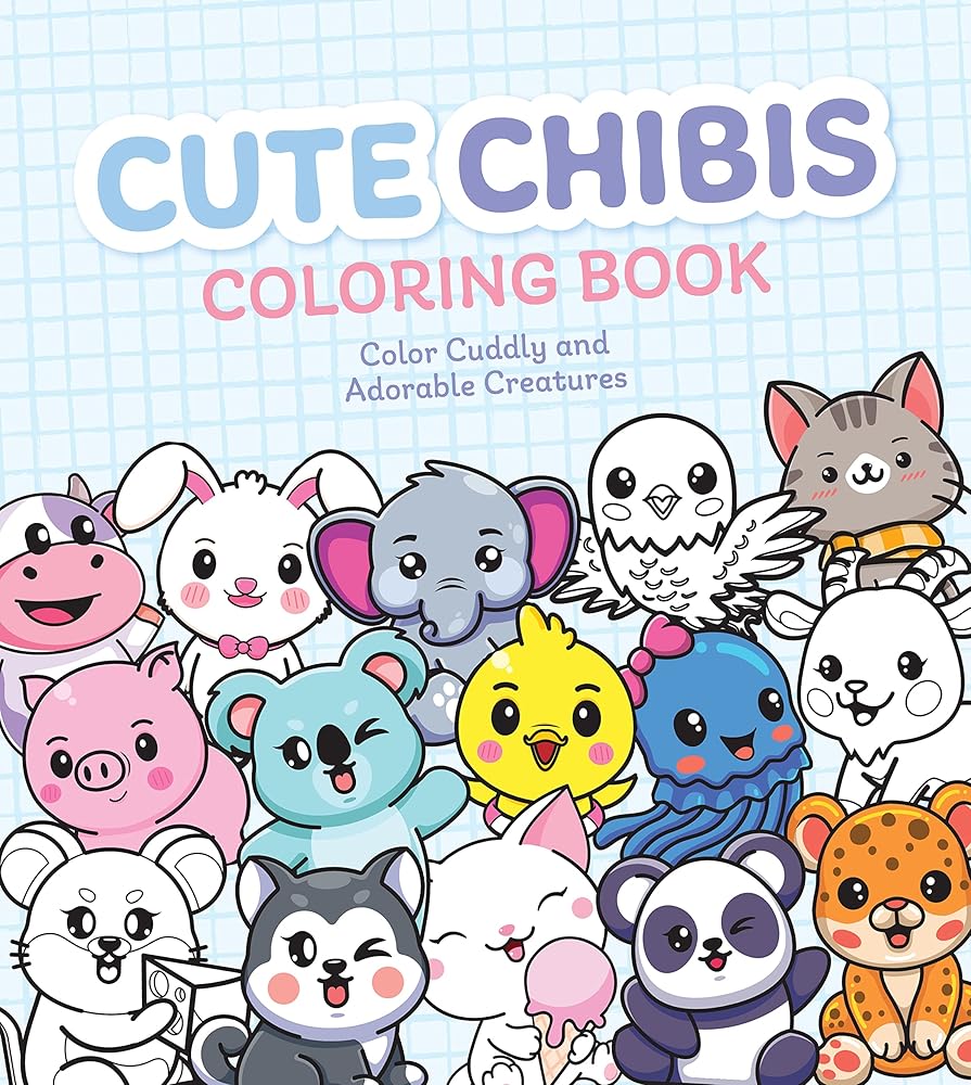Cute Chibis Coloring Book (Chartwell Coloring Books)
