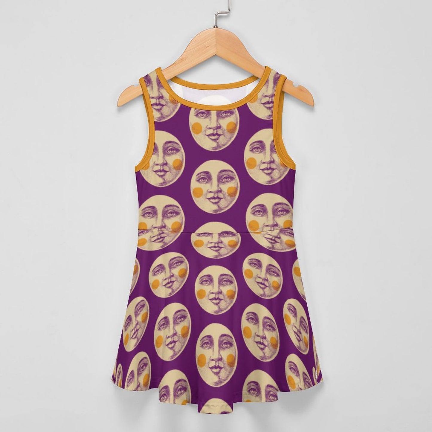 Kooky Moon Sundress in Purple (Kids)