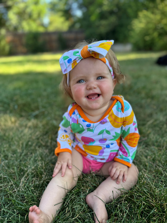 Fresh Squeezed Long Sleeve Onesie