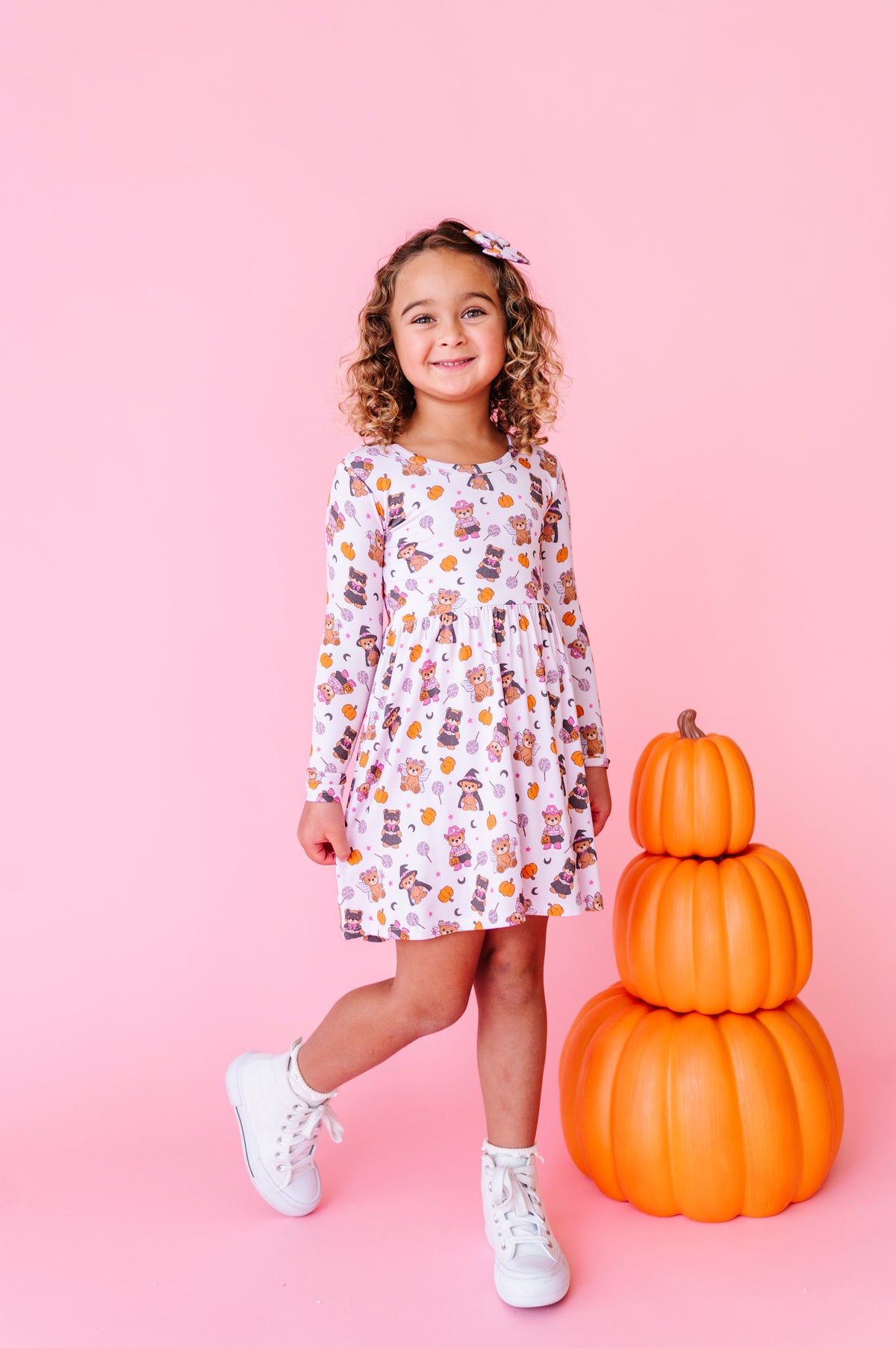 Hocus Pocus Honey Bear Twirl Dress