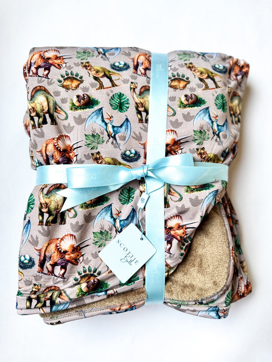 Dinos: Velvet Plush Blanket