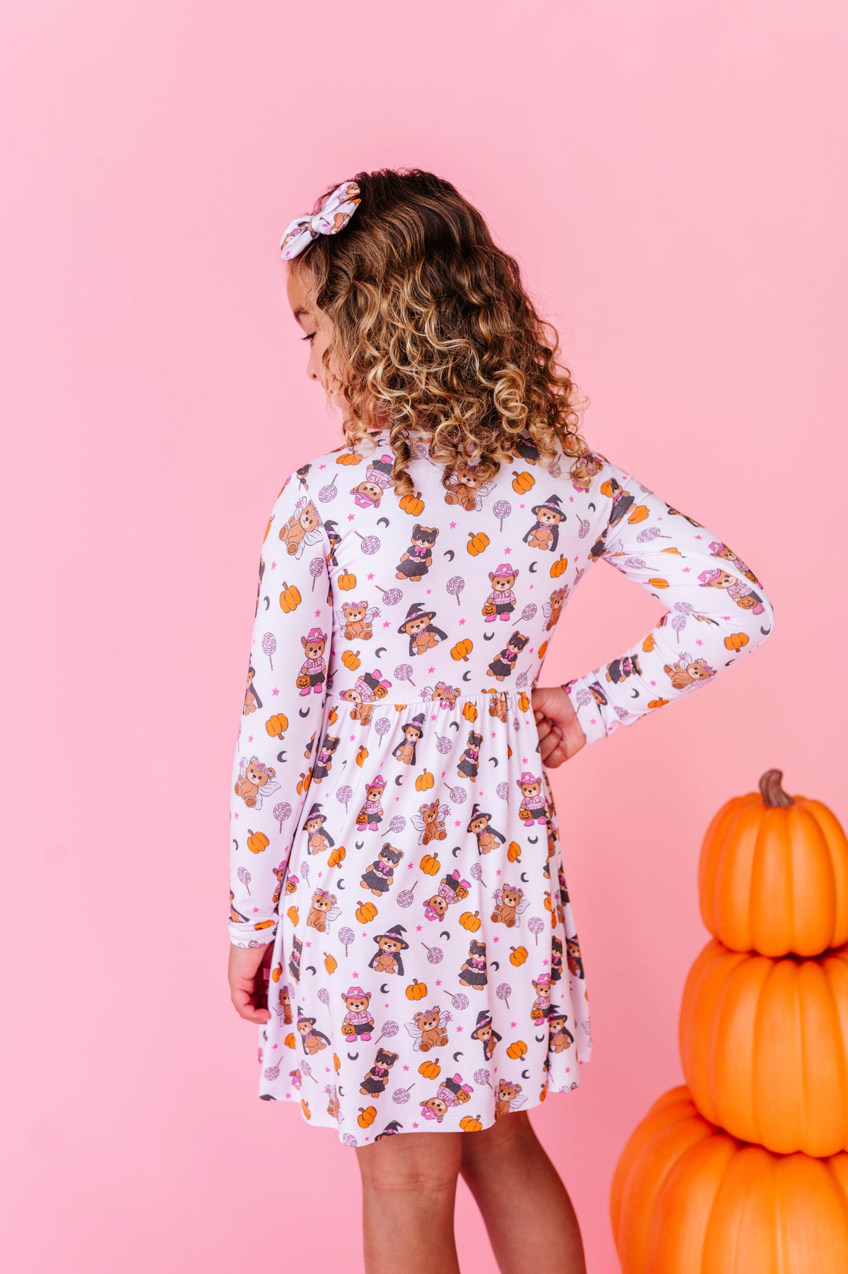 Hocus Pocus Honey Bear Twirl Dress