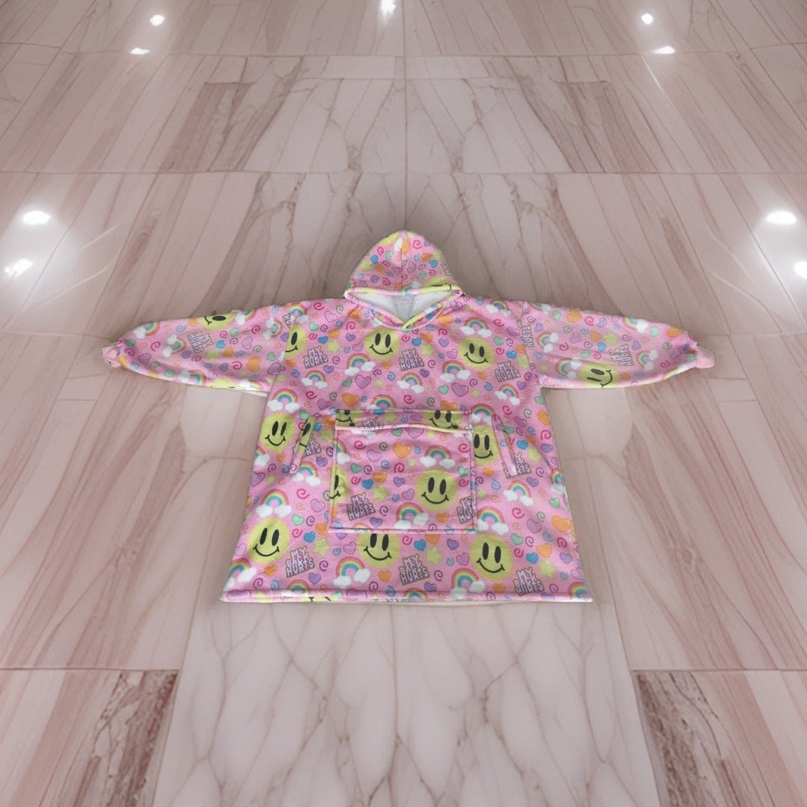 My Back Hurts [PINK] Jumbo Blanket Hoodie