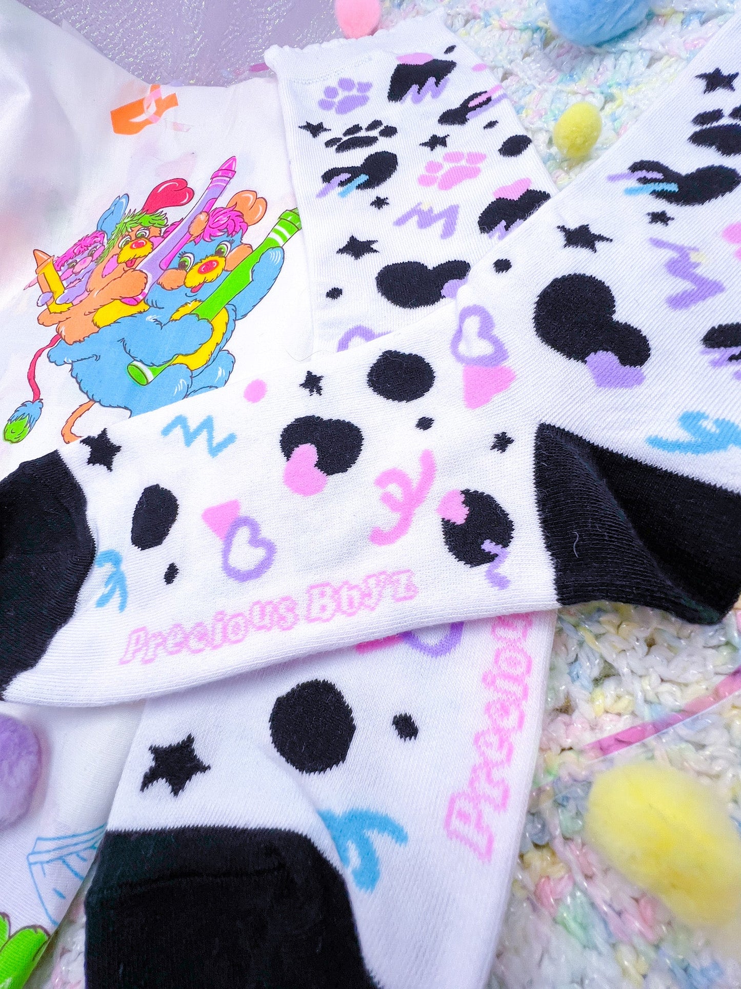 Dottie Dalmatian Crew Socks