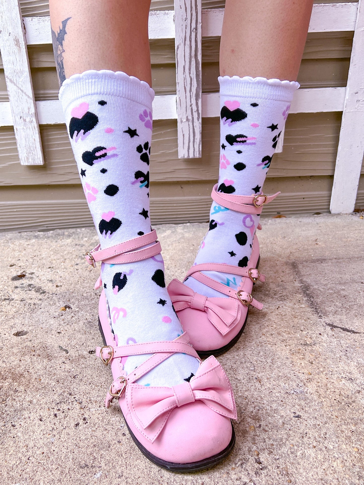 Dottie Dalmatian Crew Socks