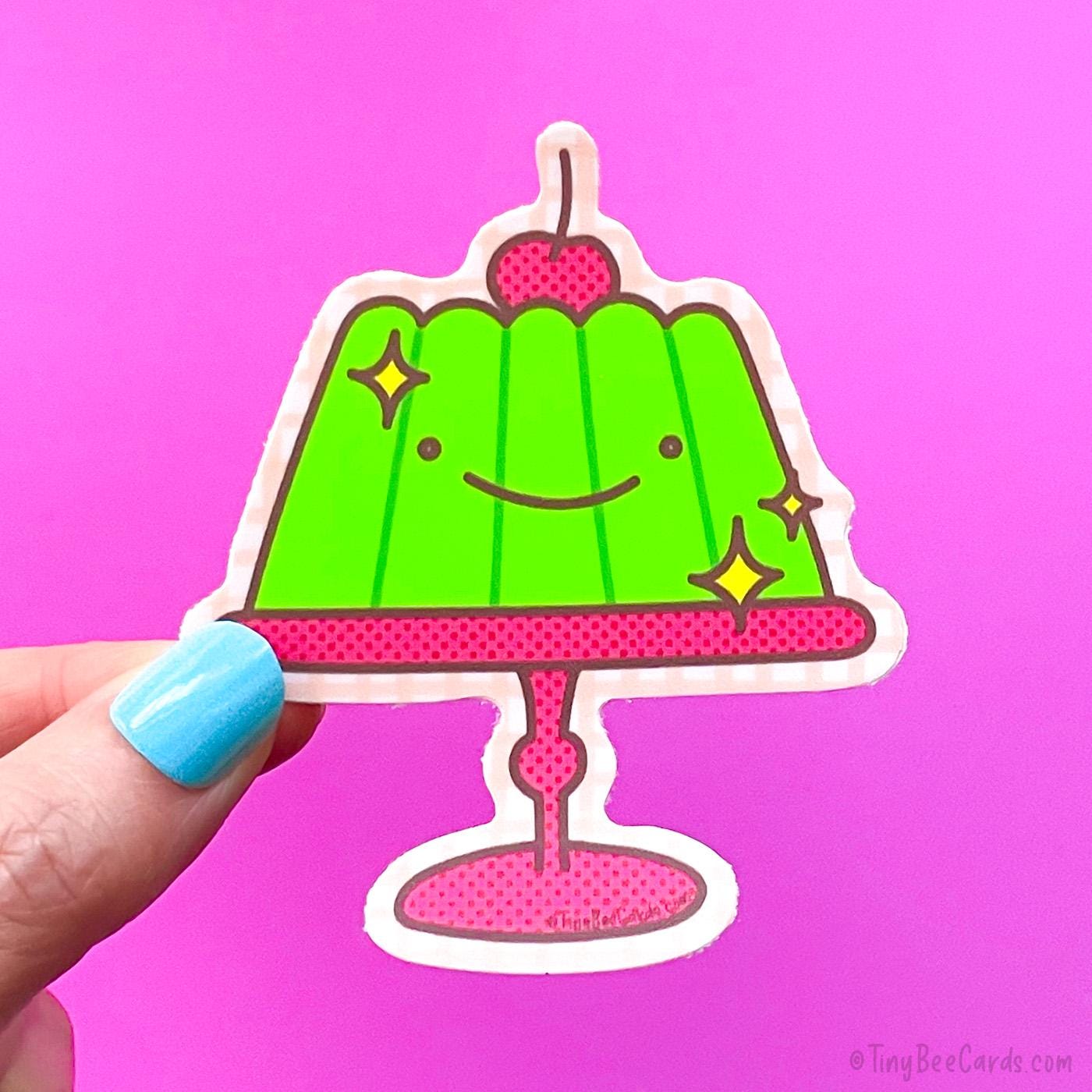 Jelly Dessert Gelatin Mold Cake Foodie Vinyl Sticker