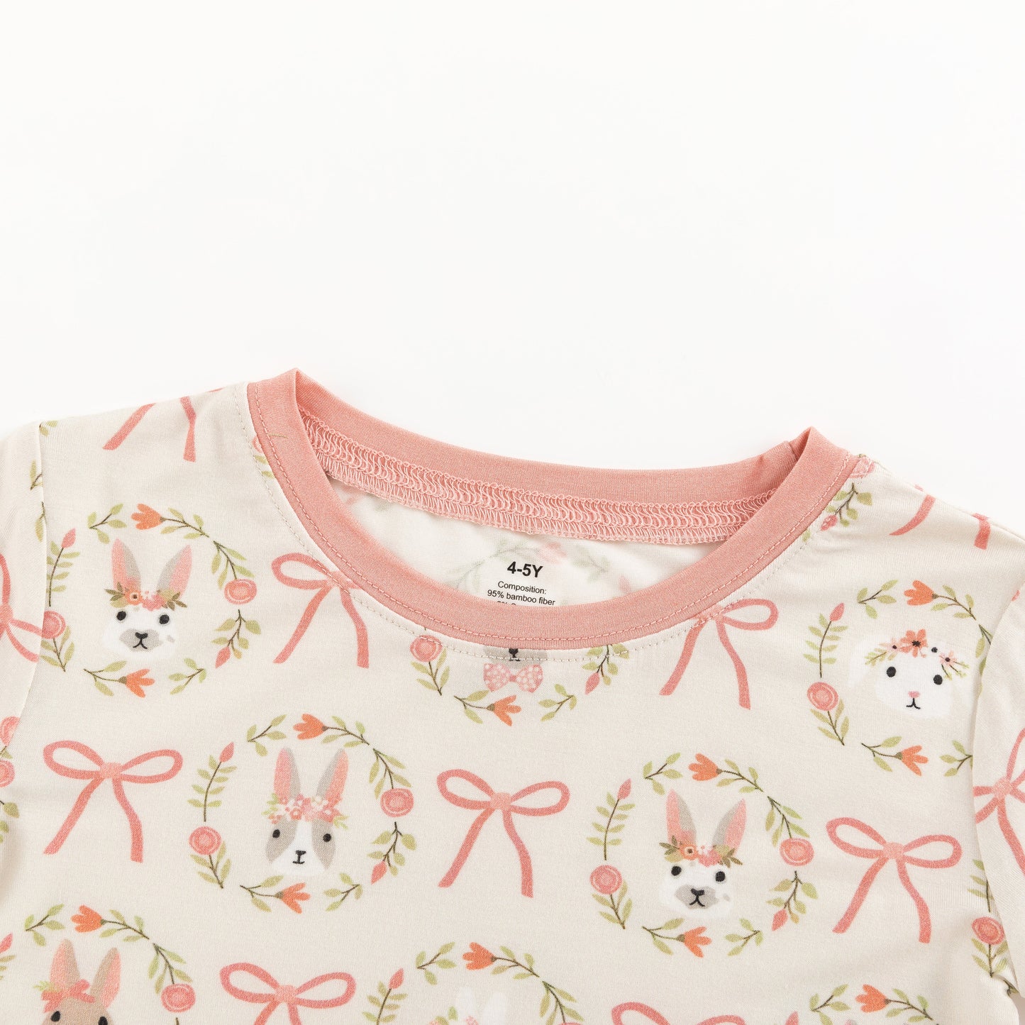 Bows & Bunnies (Long Sleeve PJ)