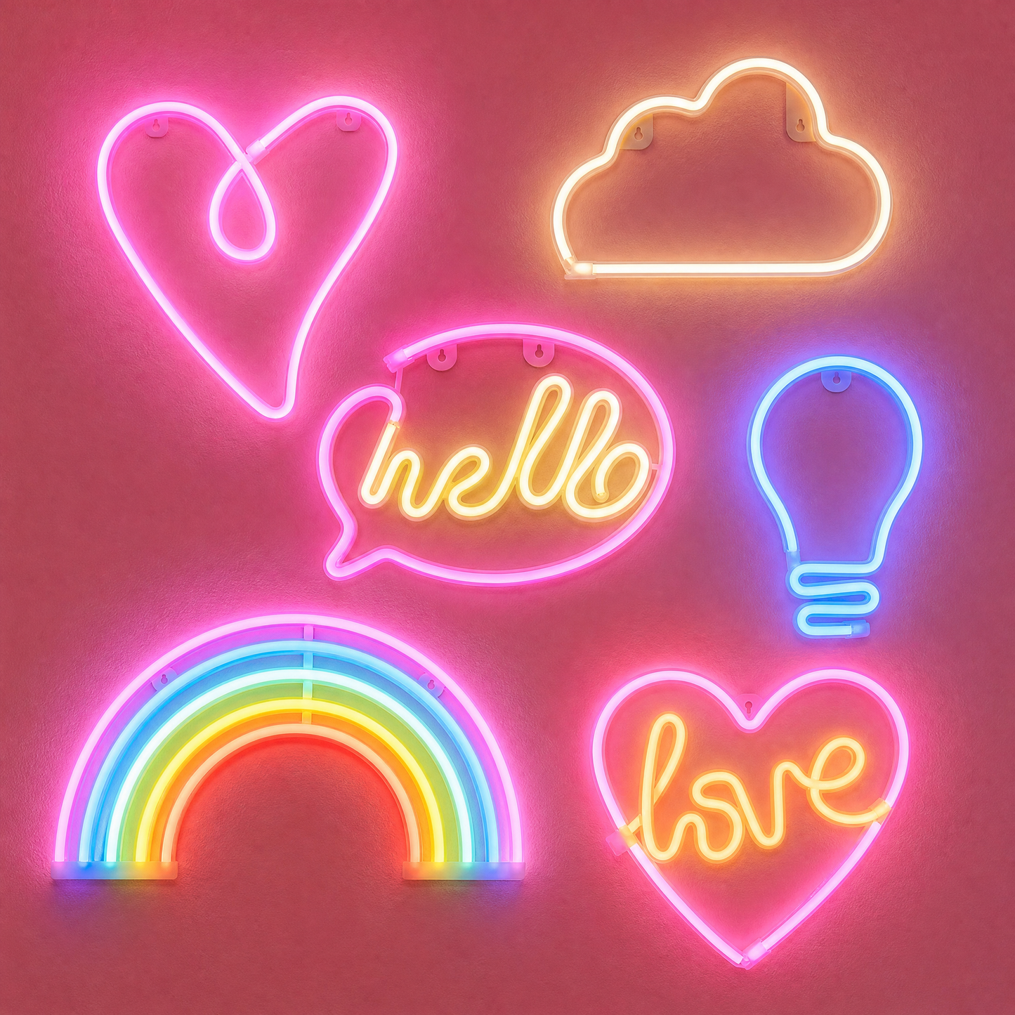 Cloud Neon LED Light | Wall Art Sign | Baby Nursery Room Decor