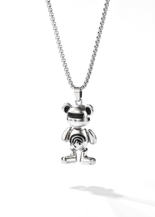 Spectacular Bear Pendant Necklace