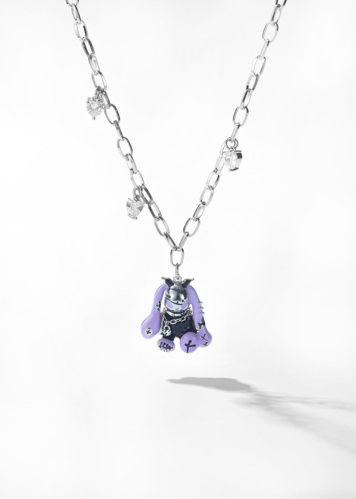 Purple Hare Gothic Necklace