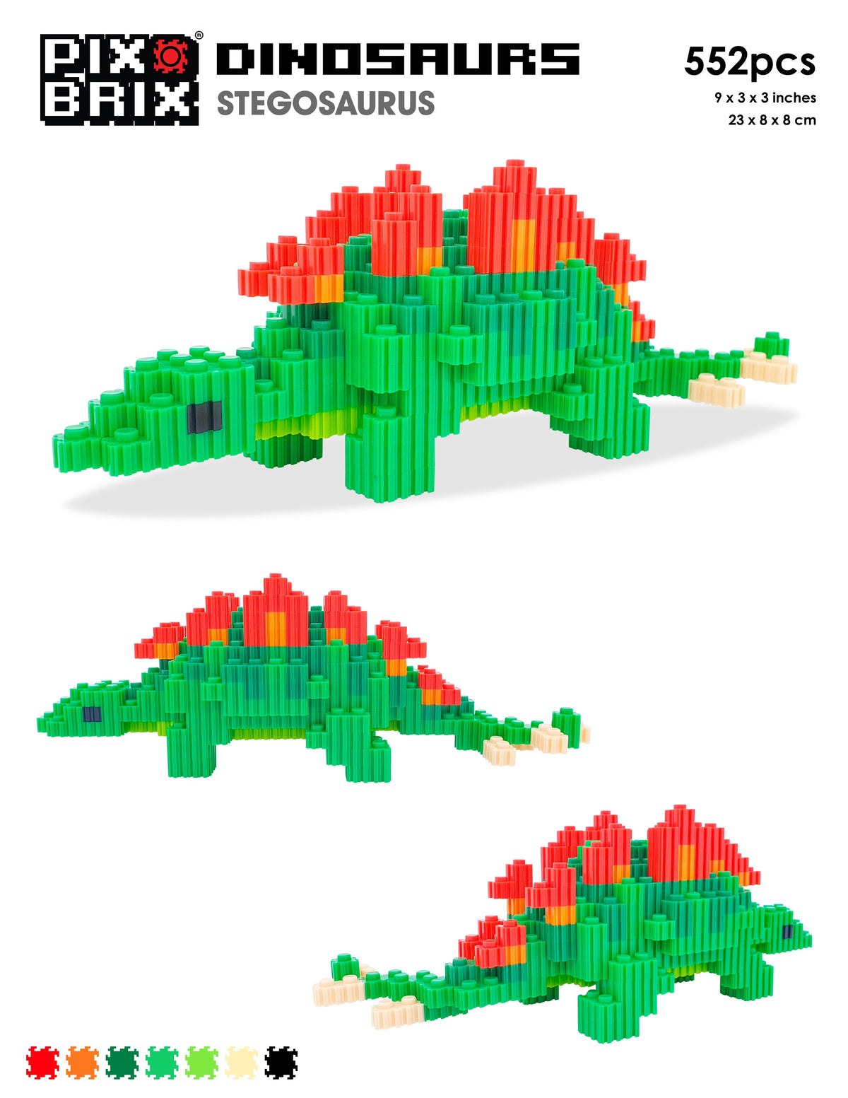 Stegosaurus - Pix Brix Dinosaur series