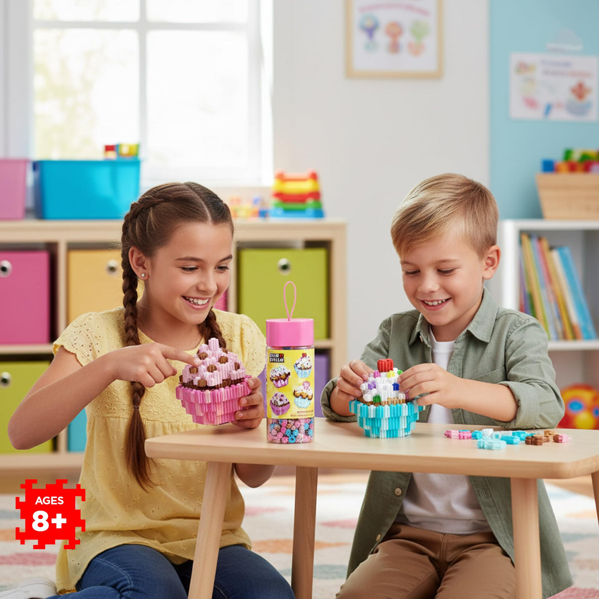 Pix Brix Food Bottle – Cupcakes Set