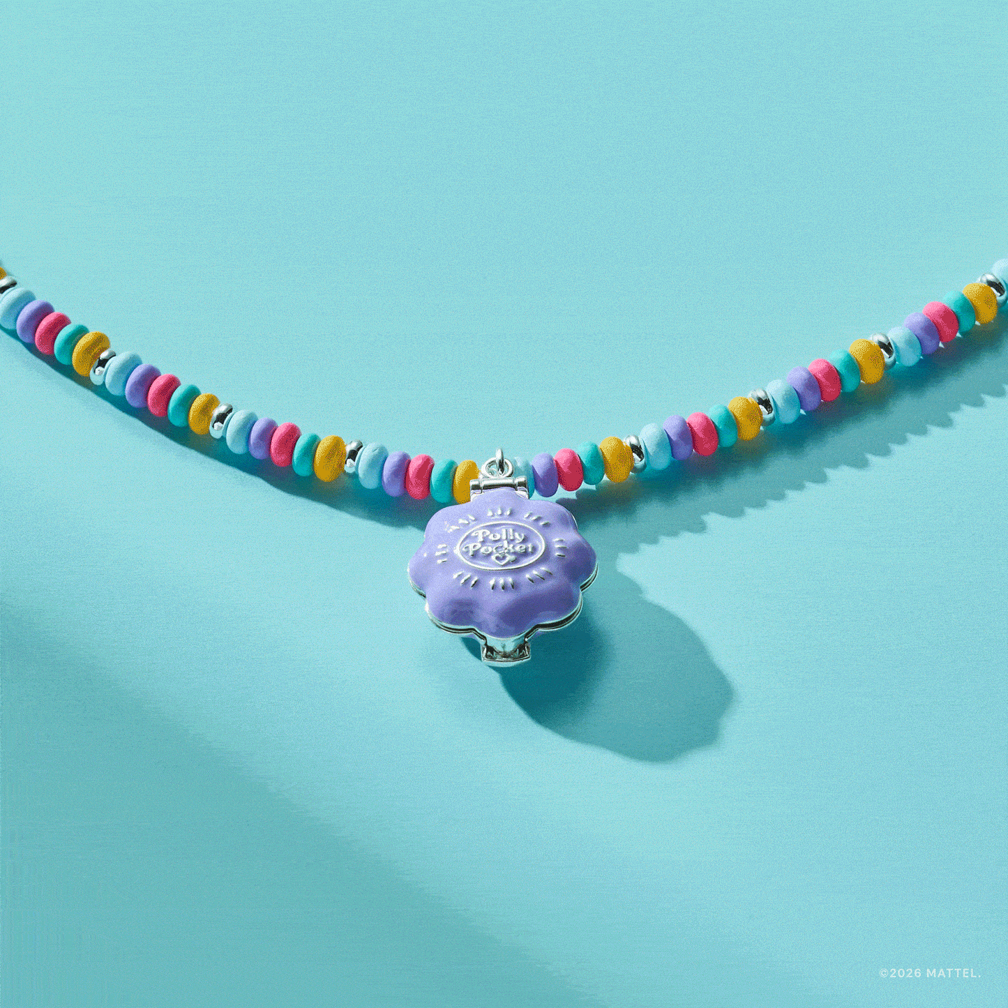 Polly Pocket™ Limited Edition Pool Party Beaded Locket Necklace