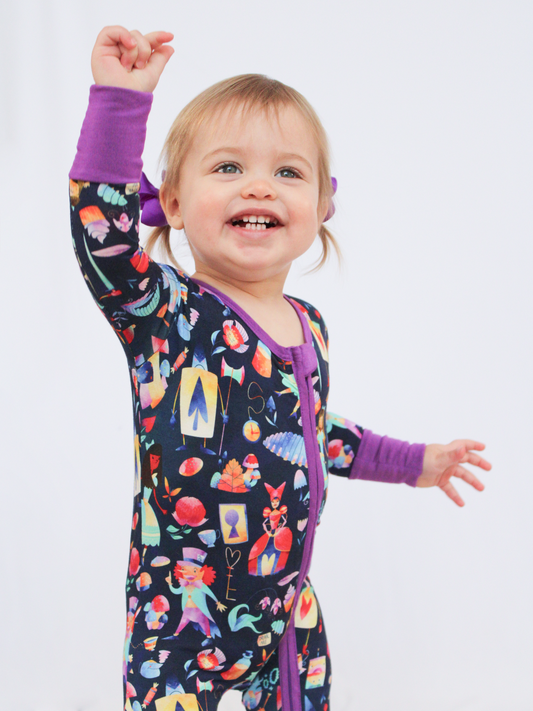 Tea Time Zip Romper