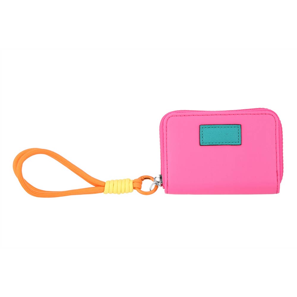 Compact Zip Around Mini Wallet
