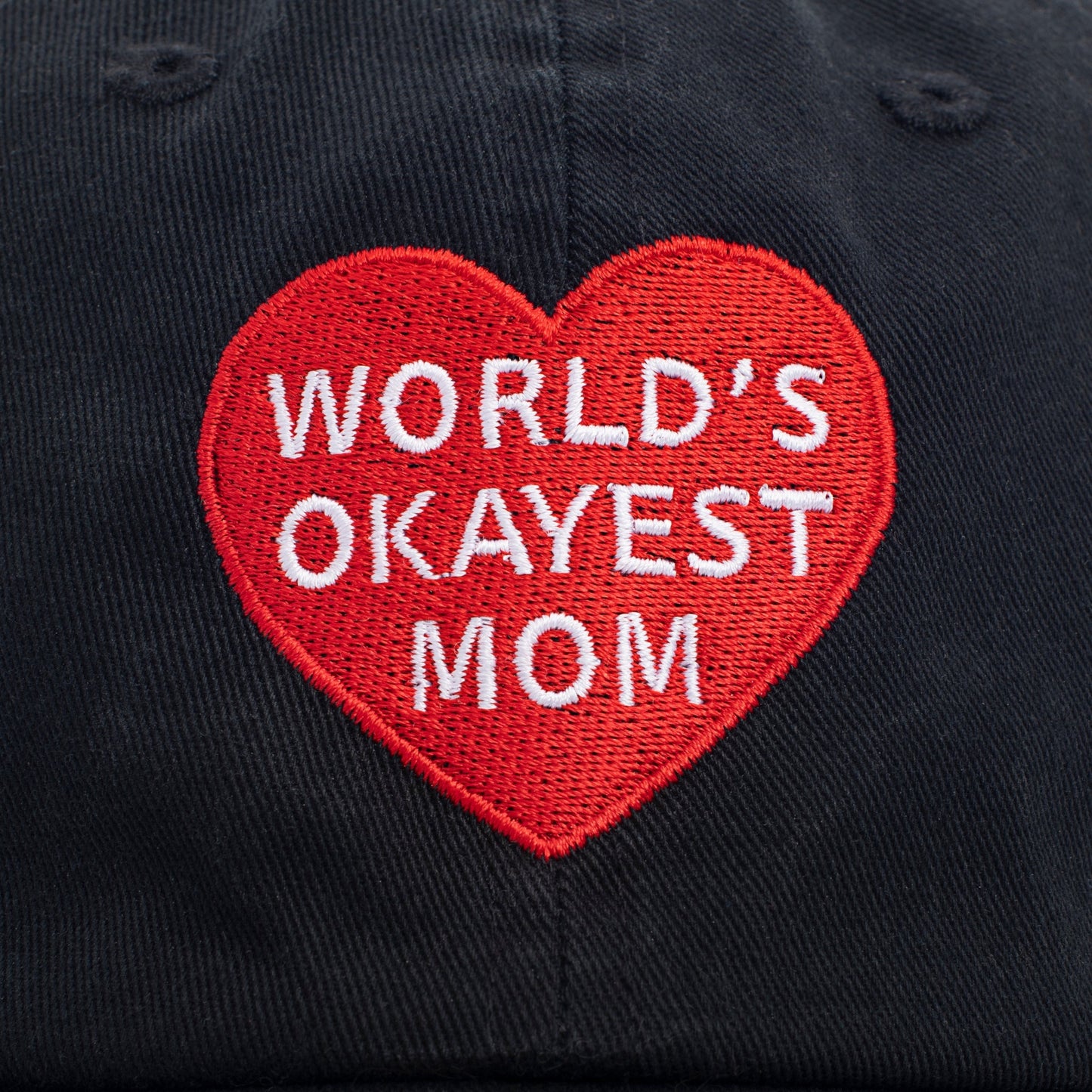 World's Okayest Mom Baseball Hat