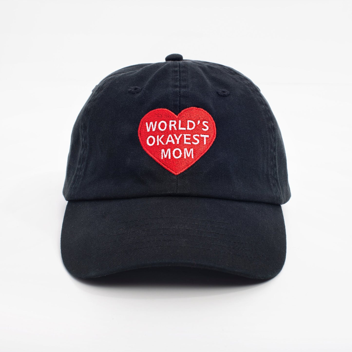 World's Okayest Mom Baseball Hat